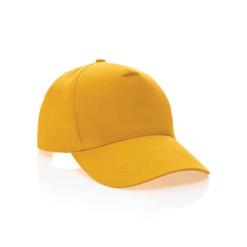 Cappellino 5 pannelli giallo