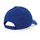 Cappellino 6 pannelli blu retro