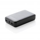 Powerbank da 10.000 mAh in plastica riciclata RCS nero