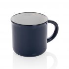 Tazza in ceramica vintage blu